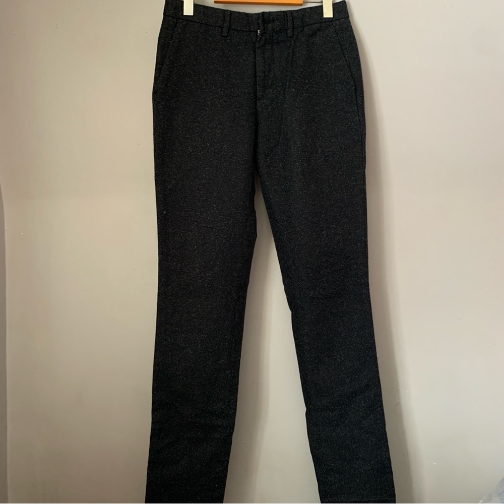 Ben Sherman Slim Wool Trousers Navy W30 L34